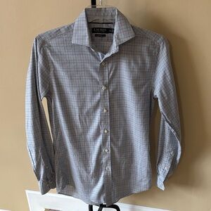 Ralph Lauren Men's Gray Plaid Button Down Shirt